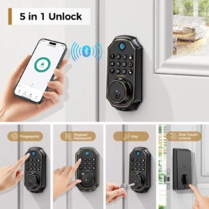 Arpha D280 Keyless Entry Door Lock 5-in-1 Smart Fingerprint
