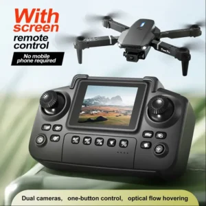 2025 E88 Drone HD Dual Camera, Screen Control No Phone Needed, One-Key Takeoff/Return, Wi-Fi App, USB Charging,
