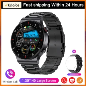 LIGE ECG+PPG Bluetooth Call Smart Watch 2025 Men
