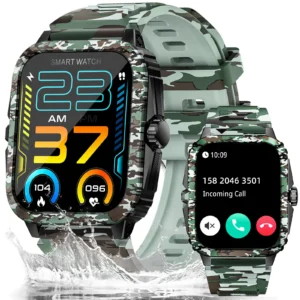 LaNikar Smart Watch 3ATM Waterproof Men 1.96" KT71 Fitness